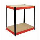 Rb Boss Workbench 2 Wood Shelves - 900 x 900 x 600mm 800kg Udl
