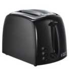 Russell Hobbs 21641 Textures 2 Slice Wide Slot Plastic Toaster - Black