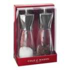 Cole & Mason Rye Stainless Steel Top Salt & Pepper Mills