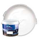 Wickes Textured Masonry Paint - Pure Brilliant White - 10L