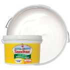Sandtex Microseal Ultra Smooth Weatherproof Masonry 15 Year Exterior Wall Paint - Pure Brilliant White - 10L