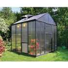 Palram Canopia Glory Aluminium Apex Greenhouse with Polycarbonate Panels - 8 x 8ft