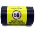 Ecobag 90L Heavy Duty Bin Bags - Pack of 50