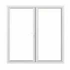Jci Aluminium French Door White Outwards Opening