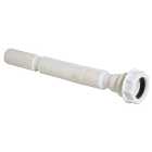 FloPlast FT40 White Flexible Waste Pipe - 40mm