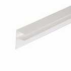 16mm PVC Side Flashing - White 3m
