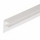 16mm PVC Side Flashing - White 6m