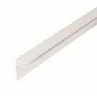 10mm PVC Side Flashing - White 4m
