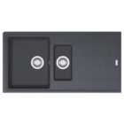 Franke Titan 1.5 Bowl Reversible Composite Kitchen Sink - Graphite Grey