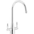 Abode Upton Dual Lever Monobloc Sink Tap - Chrome