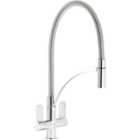 Abode Genio Dual Lever Pull Out Tap - Chrome