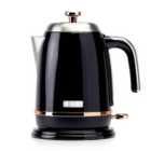 Haden 191137 Salcombe Cordless 1.7L Kettle - Black/Copper