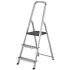 Werner High Handrail 3 Tread Aluminium Stepladder