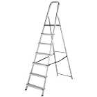 Werner High Handrail 7 Tread Aluminium Stepladder
