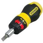 Stanley 0-66-358 Stubby Ratchet Multibit Screwdriver