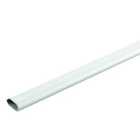 TTE White Oval Conduit - 20 x 2000mm