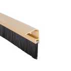 Wickes Concealed Fixing Door Brush Draught Excluder - 838mm - Gold