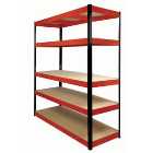Rb Boss Shelf Kit 5 Wood Shelves - 1800 x 1600 x 600mm 250kg Udl