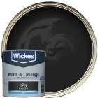 Wickes Vinyl Matt Emulsion Paint - Midnight Black No.255 - 2.5L