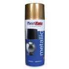 Plastikote Metallic Spray Paint - Gold - 400ml