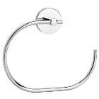 Croydex Pendle Flexi-Fix Bathroom Towel Ring - Chrome