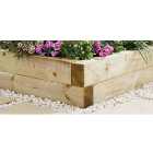 Wickes Light Green Garden Sleeper - 100 x 150 x 1800mm