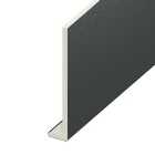 Wickes PVCu Anthracite Grey Window Fascia Board - 225mm x 9mm x 3m