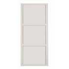 Spacepro 3 Panel Shaker Cashmere Frame Cashmere Door