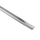 Wetwall Acrylic/Concept Polished Silver Connecting H-SECTION Profile - 2440mm