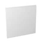 Wickes Madison White Gloss Handleless Appliance Door (C) - 600 x 584mm