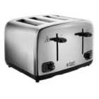Russell Hobbs 24090 Adventure 4 Slice Wide Slot Toaster - Stainless Steel