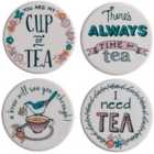 Premier Housewares Pretty Things Coasters - Set of 4