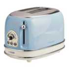 Ariete AR5515 Vintage 2-Slice Toaster - Blue